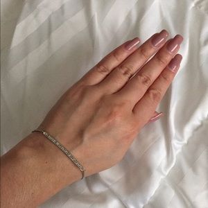 COPY - Diamond bar 925 bracelet